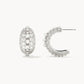 Kendra Scott Krista Hoop Earring - Silver White Mix