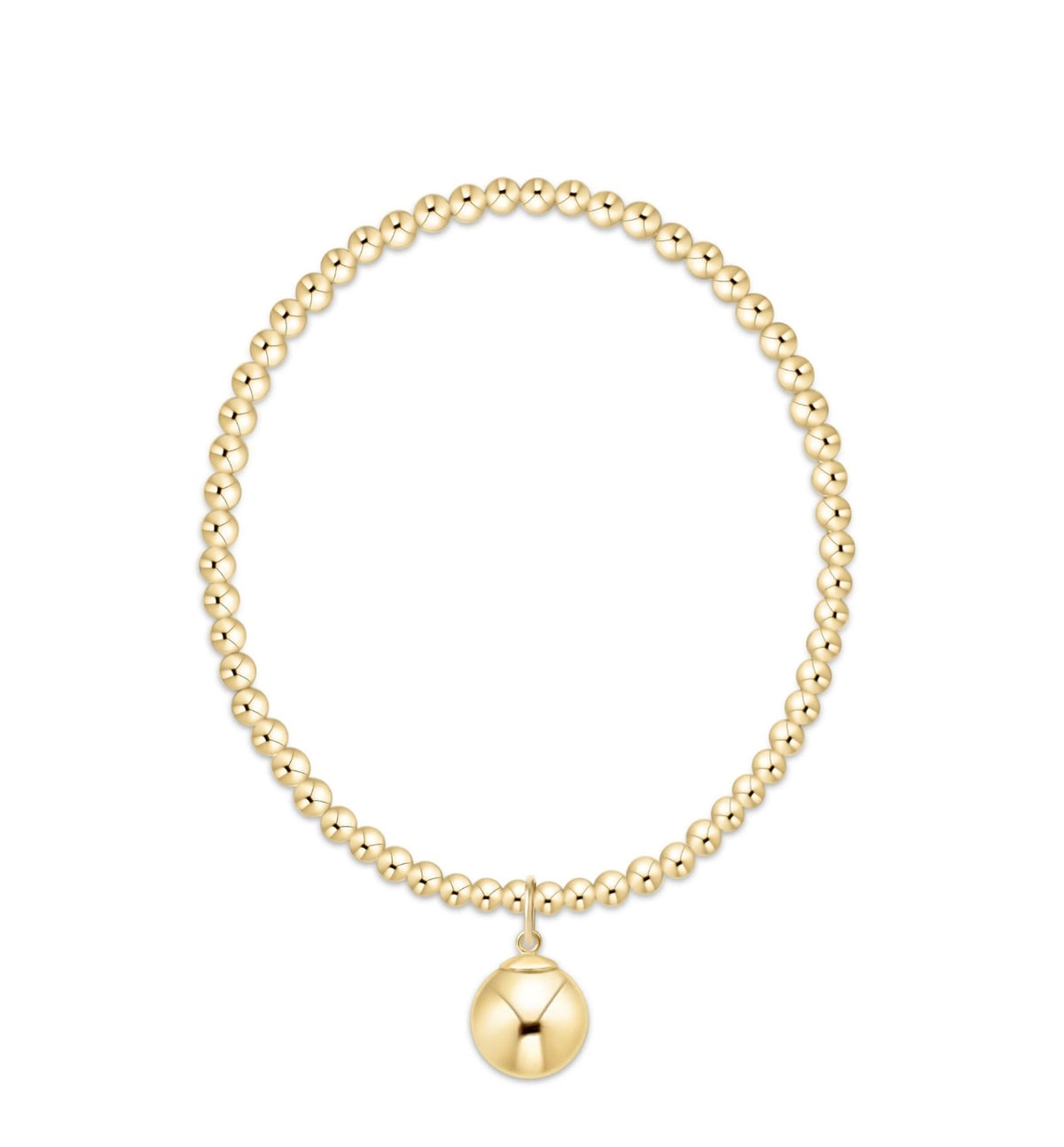 Enewton "Classic Gold" 2mm Bracelet-Classic Gold 8mm Charm