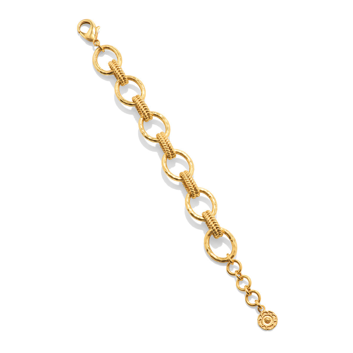 Capucine de Wulf “Cleopatra Regal” Link Bracelet, 7+1.5" - Gold