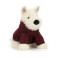 Jellycat Munro Scottie Dog- Winter Jumper Outfit