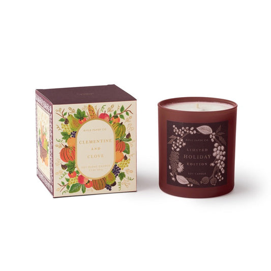 Rifle Paper Co. "Clementine & Clove" 9oz Glass Candle