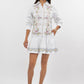 Uncle Frank "Table Linens" Dress-White