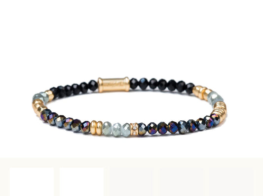Spartina 449 Stretch Bracelet 4mm-Night Multi