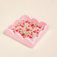 The Darling Effect Scallop Trinket Tray-Strawberry Fields