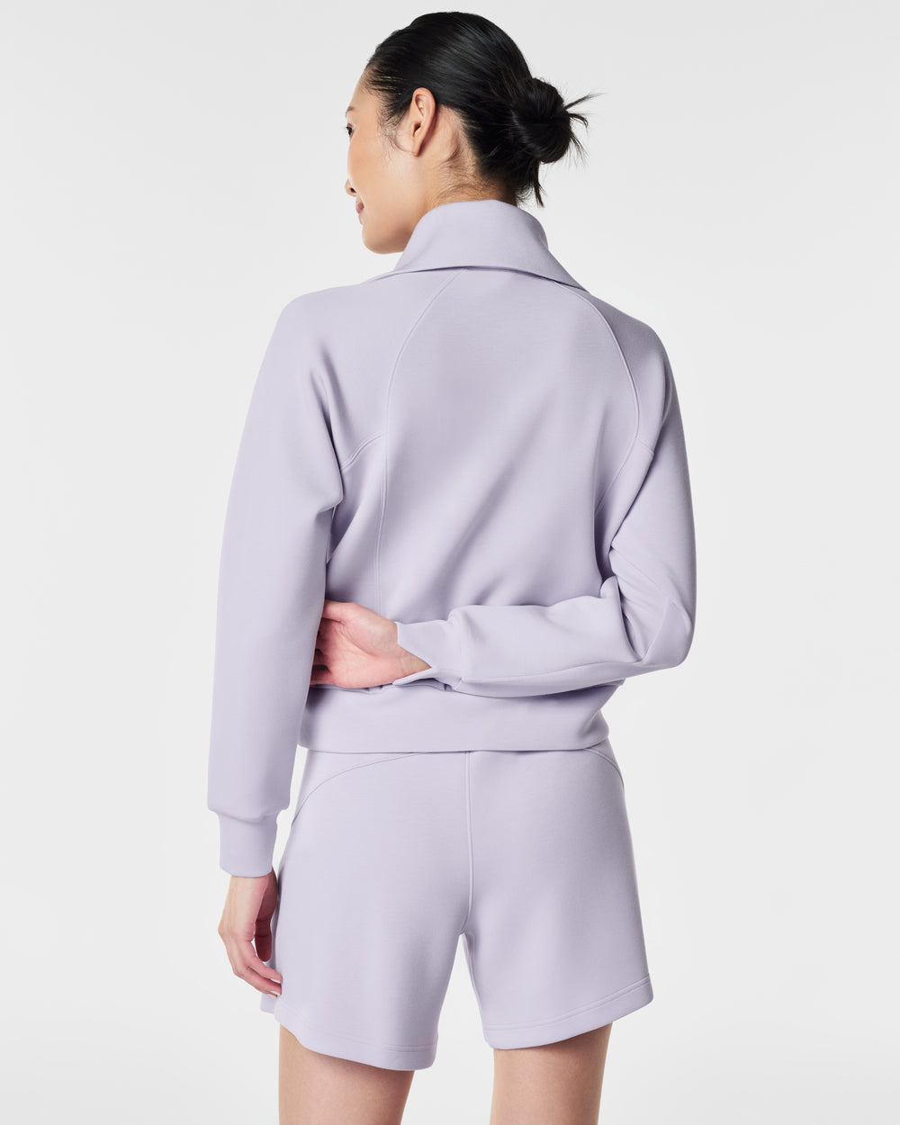 Spanx AirEssentials Half Zip-Violet Air