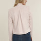Dolce Cabo Faux Suede Tailored Blazer-Pale Pink