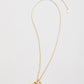 Spartina 449 SP Happy Heart Necklace 18"-Crystal