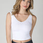 Niki Biki V-Neck Ribbed Crop Top-17 Colors