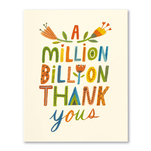 Compendium "A Million Billion Thank You's" Card