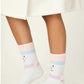 PJ Salvage Cozy Ski Jammie Crew Socks-Snowman