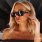 Diff Eyewear “Indy” Black Grey Polarized Sunglasses
