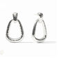 Julie Vos “Sahara” Doorknocker Earring -Silver