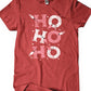 Southern Fried “Ho Ho Ho” Lightbulb Tee-Red