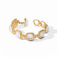 Julie Vos “Sahara” Stone Bracelet-Gold/Iridescent Clear Crystal