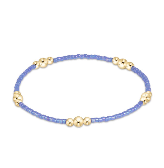 Enewton “Hope Purpose” Gold Bracelet - Bright Blue