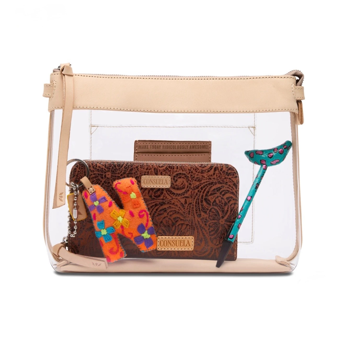 Consuela Downtown Crossbody - Clear Diego