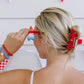 Teleties Classic Medium Claw Hairclip-USA Classic Red