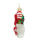 Christopher Radko Ornament-Snowy Retro Cheer Gem