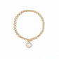 Julie Vos “Honeybee” Demi Necklace-Gold/Iridescent Ruby Red