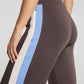 Spanx AirEssentials® Colorblock Track Pants - Dark Cacao/Powder