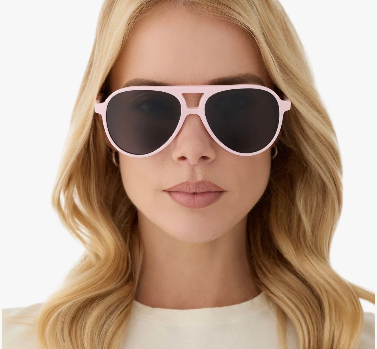 Diff Eyewear “Tosca II” Powder Pink Grey Sunglasses