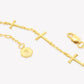 Rizen Calvary Cross Bracelet-Gold