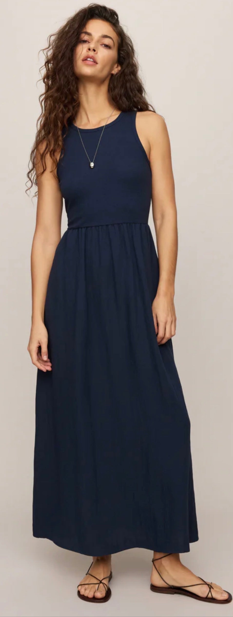 Z Supply Charlotte Midi Dress- Eclipse
