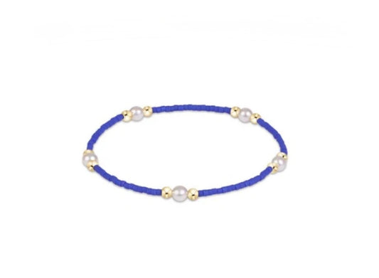 Enewton Gameday "Hope Purpose Pearl” Bracelet-Blue