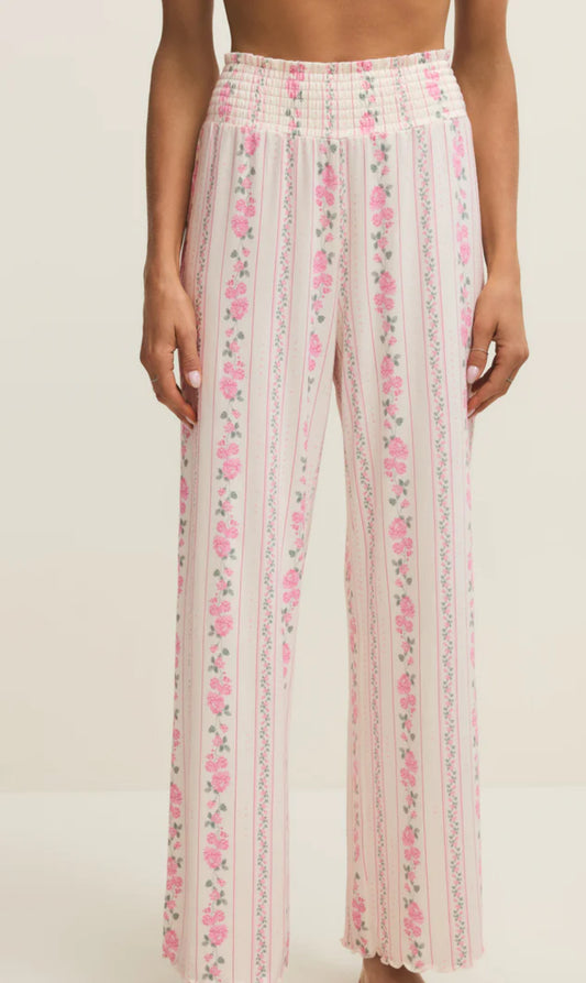 Z Supply Dawn Boudoir Pant-Vanilla Ice