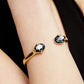 Uno de 50 “Ser Deslumbrante” (be stunning) Bangle Bracelet- Gold/Black