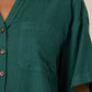 Kut from the Kloth "Brianna" Boxy Button Front Shirt-Jungle