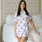 Sorority & Sisterhood Gameday Heirloom Pajama Short Set-Dallas/SMU