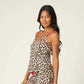PJ Salvage "Holiday Dreams" Leopard Print Cami