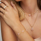 Kendra Scott Lillia Butterfly Enamel Delicate Bracelet-Gold Pink Enamel