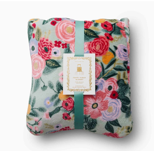 Rifle Paper Co. "Garden Party" Fleece Travel Blanket