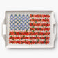 Rifle Paper Co. "Americana" Melamine Serving Platter with Handles