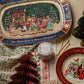 Rifle Paper Co. "Christmas Carols" Large Porcelain Serving Platter