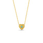 LeMel Liv Heart Necklace-Turquoise