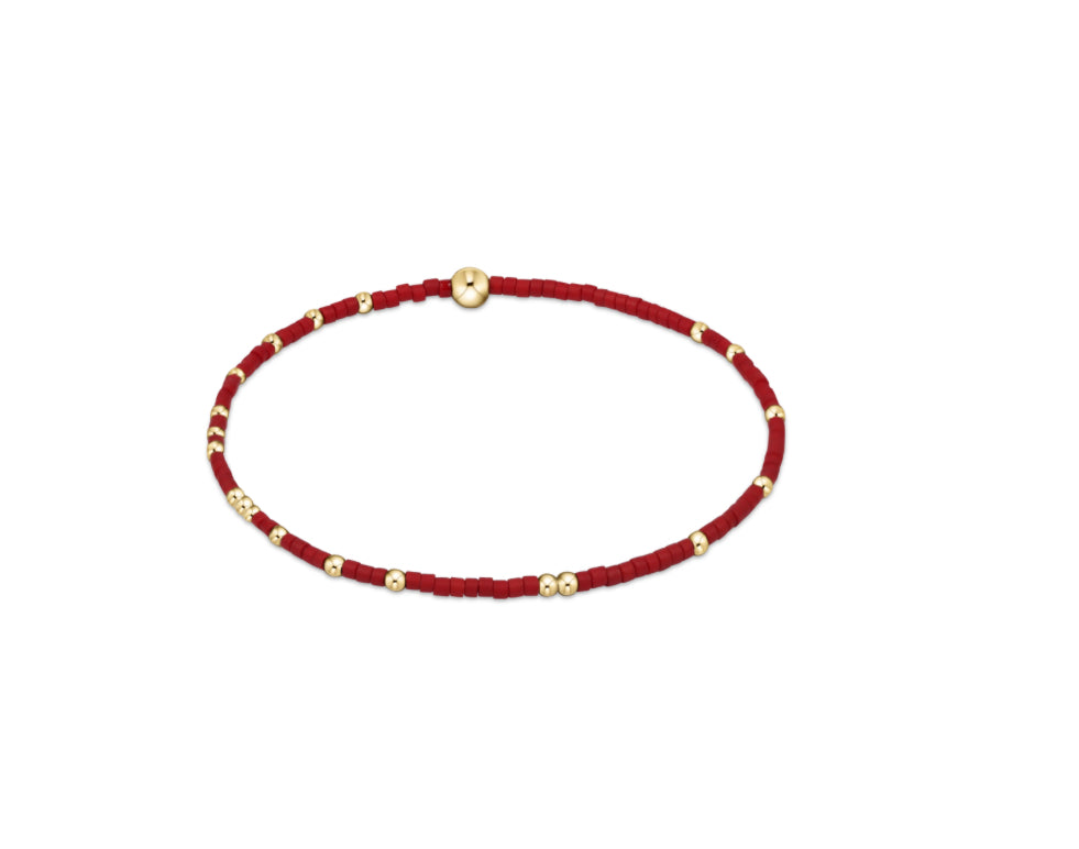 Enewton Gameday "Hope Unwritten" Bracelet-Crimson