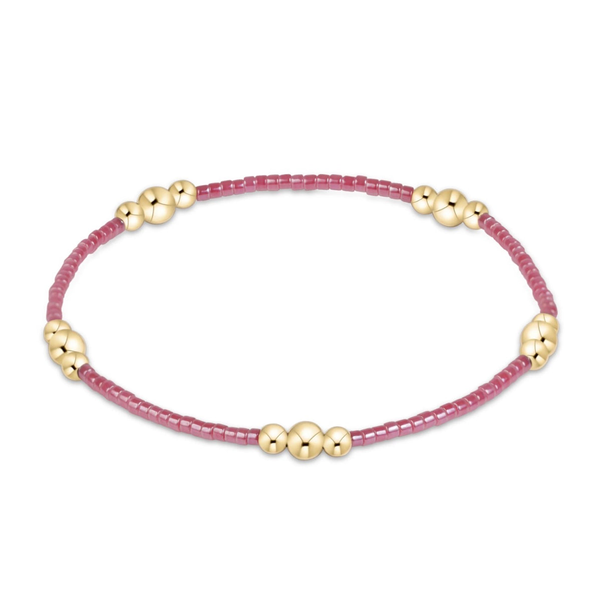 Enewton “Hope Purpose” Gold Bracelet - Pink Champagne