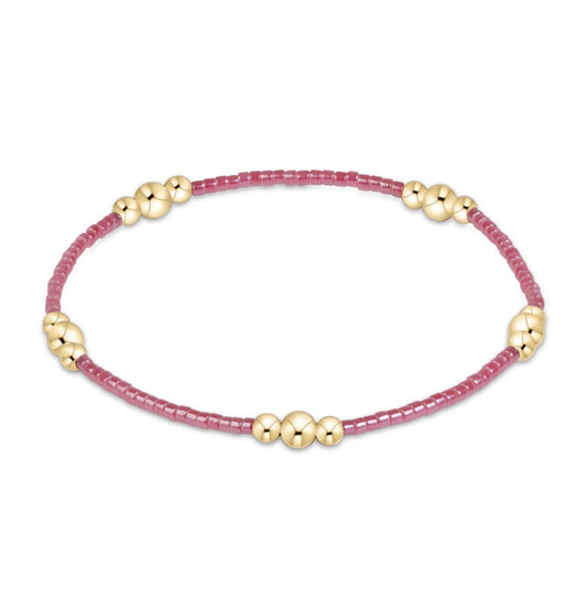 Enewton “Hope Purpose” Gold Bracelet - Pink Champagne