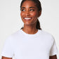 Spanx Cool Cotton Crewneck Tee-Classic White