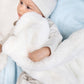 Bei Bei Faux Fur Lovey-White Cloud