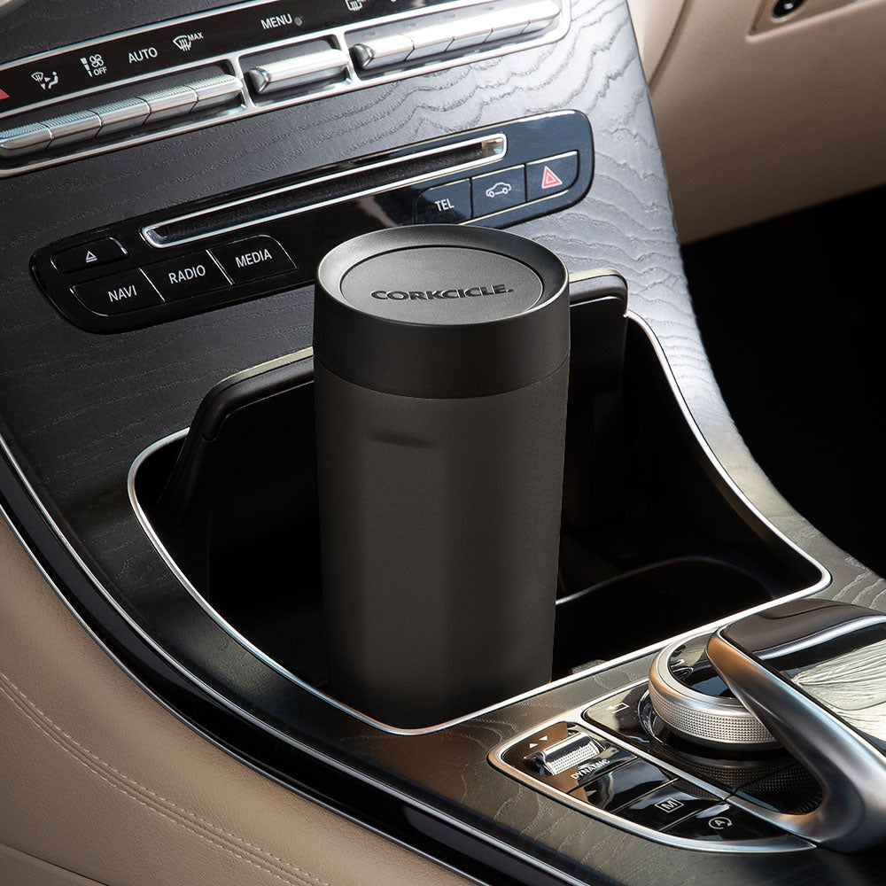 Corkcicle 17oz. Commuter Cup Spill-Proof Insulated Travel Coffee Mug - Walnut Wood