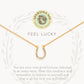 Spartina 449 SLV Necklace- Feel Lucky/Horseshoe