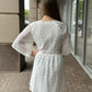 Elan “Lexi” Eyelet Dress-White