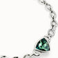 Uno de 50 "Be a Chameleon" Short Necklace-Silver/Green