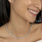 LeMel Graduated CZ Tennis Necklace