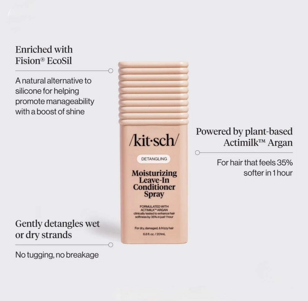 Kitsch Detangling Duo Set - Soft Violet