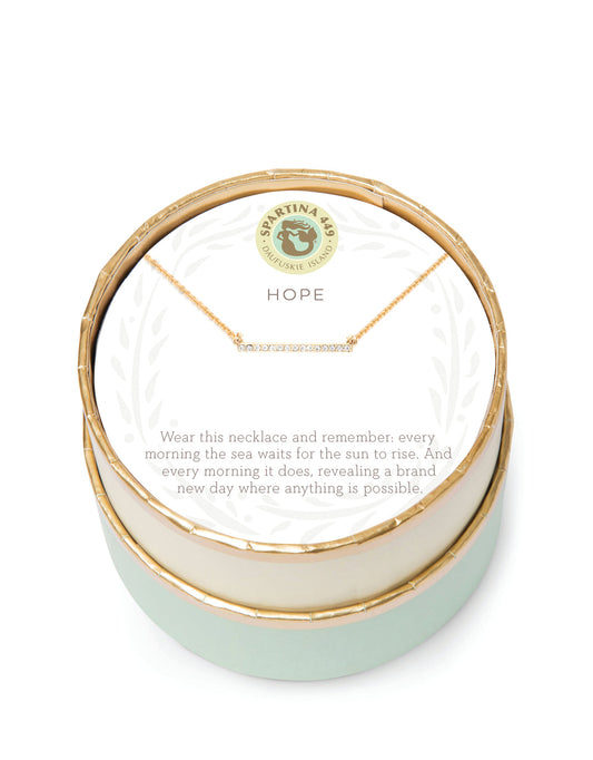 Spartina 449 Sea La Vie Necklace-Hope/Horizon-Gold